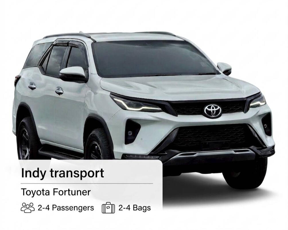 Toyota Fortuner Premium SUV | Bangkok to Hua Hin Transfer: 2,200 THB Toyota Fortuner Premium SUV Bangkok to Hua Hin Transfer
