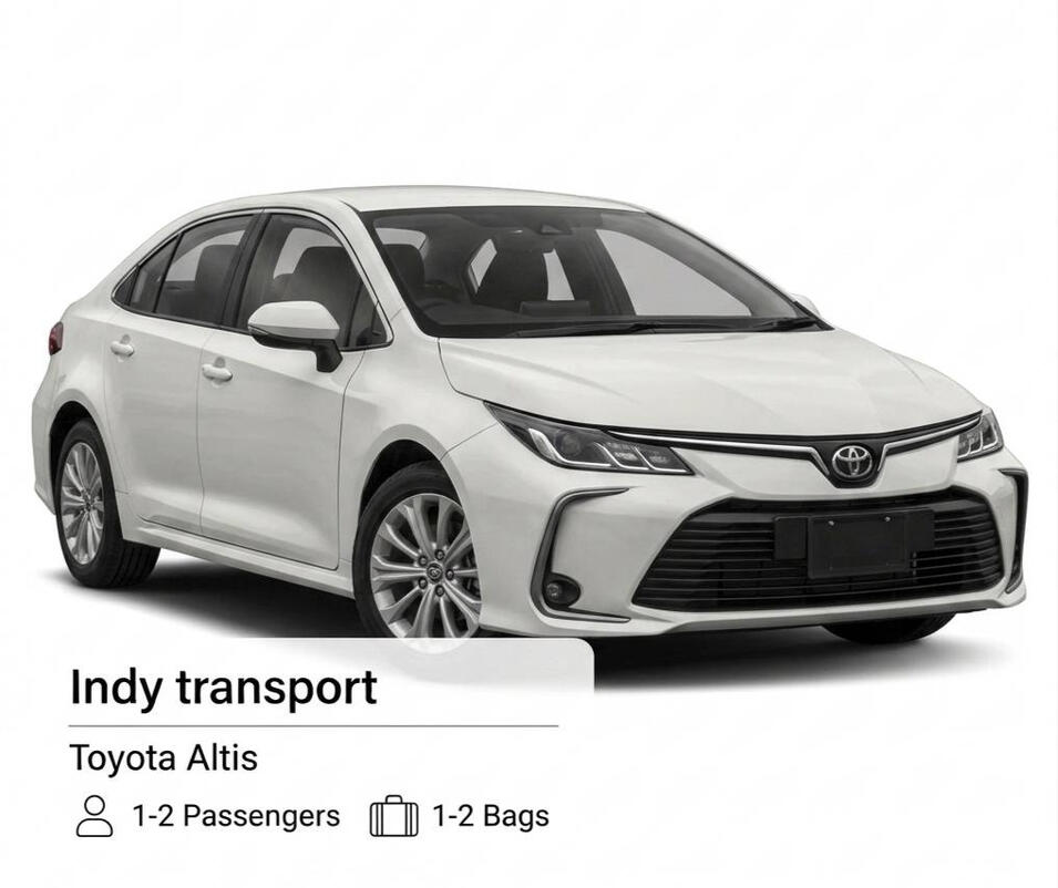 Toyota Altis Private Sedan | Bangkok to Hua Hin Transfer: 1,700 THB Toyota Altis Private Sedan | Bangkok to Hua Hin Transfer: 1,700 THB